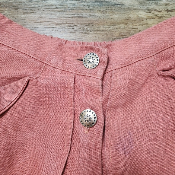 VINTAGE SAGE CREEK BY LIZ ENCE SKIRT W/SOUTHWEST CONCHO BUTTON FRONT SIZE SMALL - Picture 3 of 7